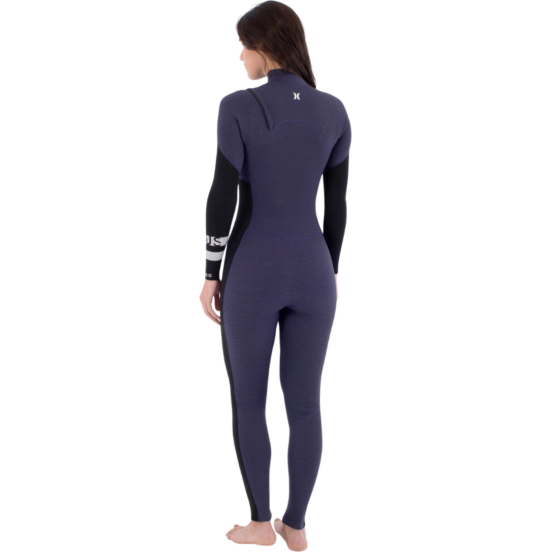 2026 Hurley Womens Plus 4/3mm Chest Zip Wetsuit WFS0012403 - Vintage Iris